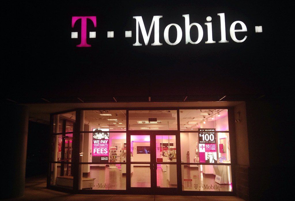 caption: FILE: T-Mobile storefront