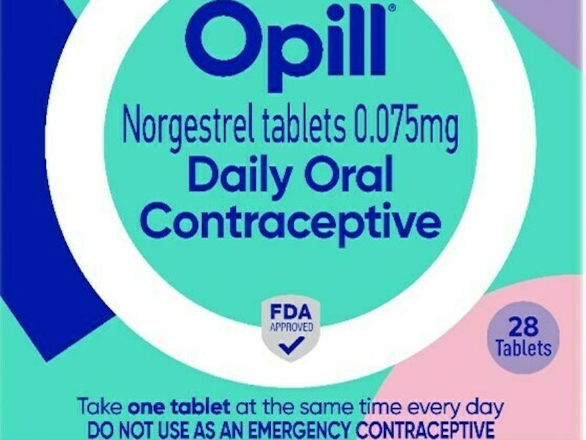 caption: Opill is the first birth control pill available over the counter in the United States.