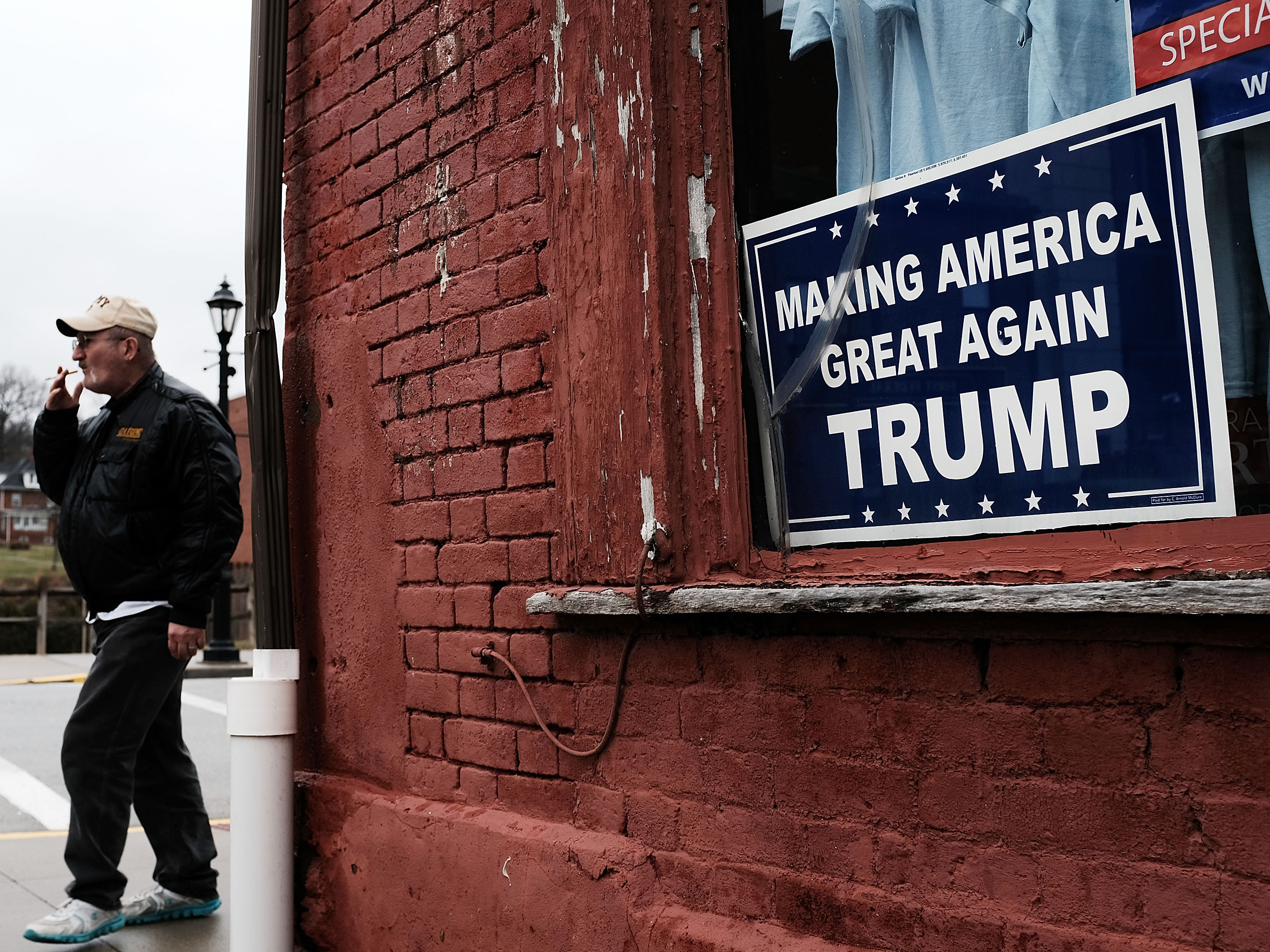 caption: Donald Trump has been a popular figure in West Virginia for years now.