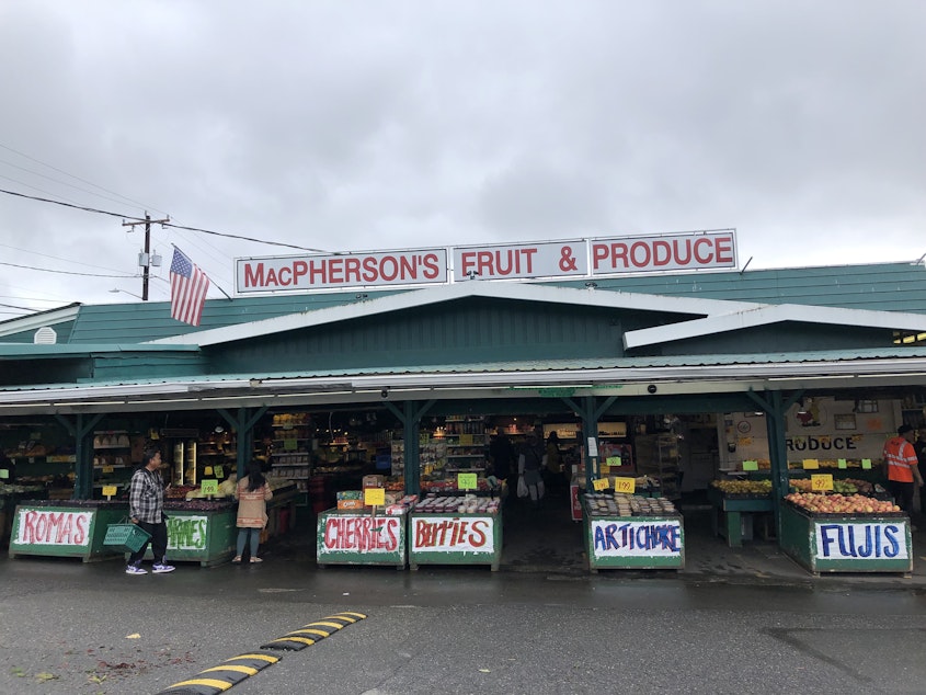 caption: MacPherson's Fruit and Produce has been a fixture on Beacon Hill for more than three decades.