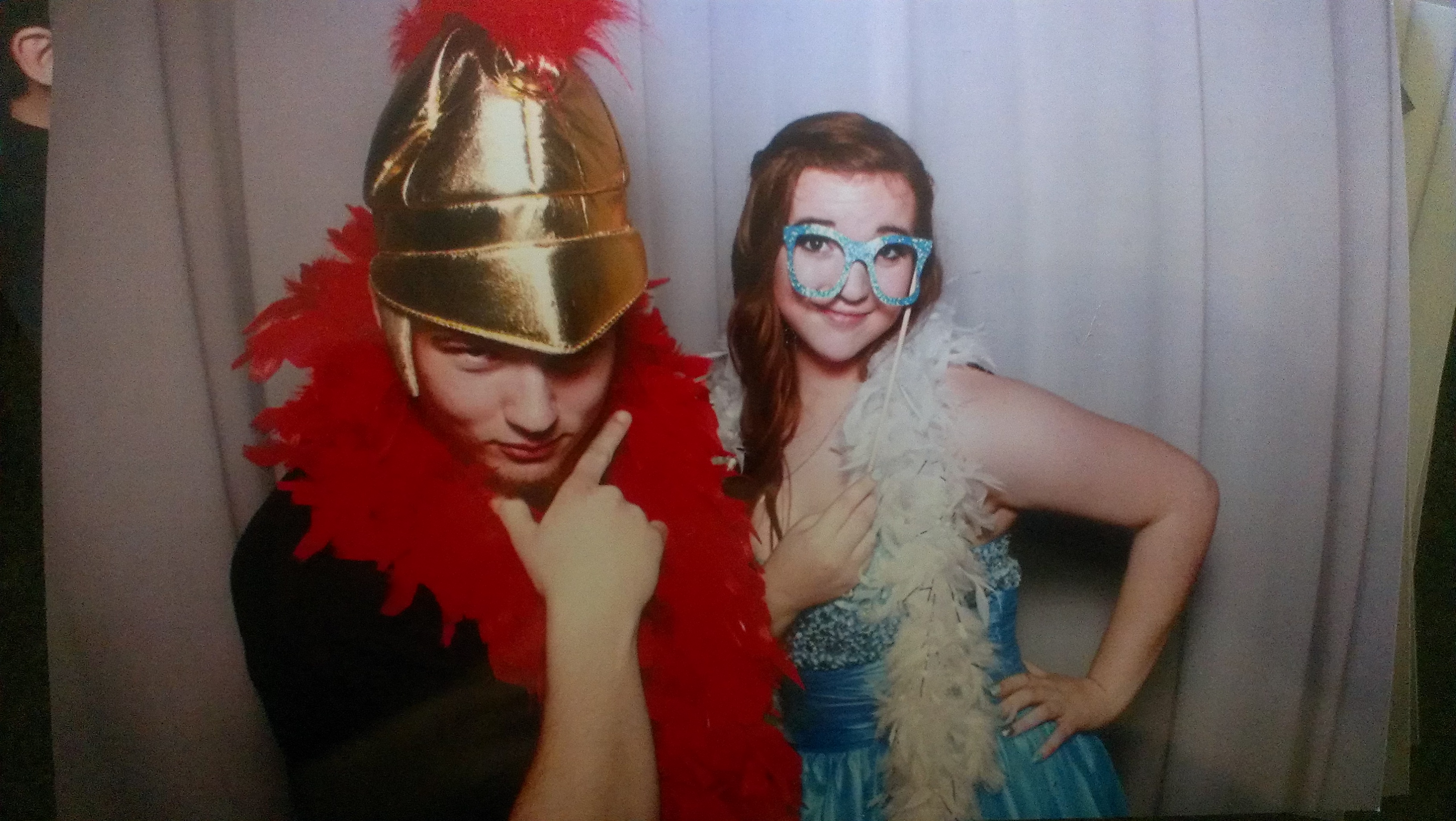 caption: Anthony Smith and Taylor Lindeman at the Darrington prom