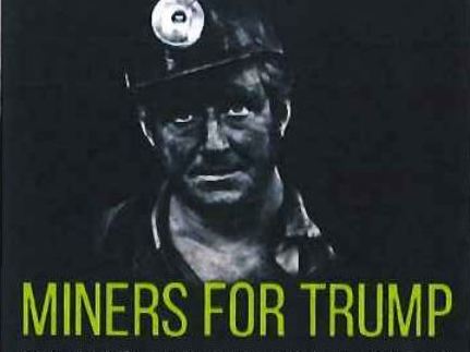 caption: When the Mueller report was released, Ronnie Hipshire was surprised to find a photo of his father Lee on a poster to support President Trump that was created by Russians.