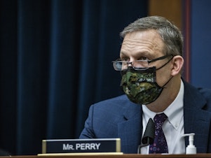 caption: Rep. Scott Perry, R-Penn., is the first sitting lawmaker that the the House committee investigating the Jan. 6 attack has sought to question.