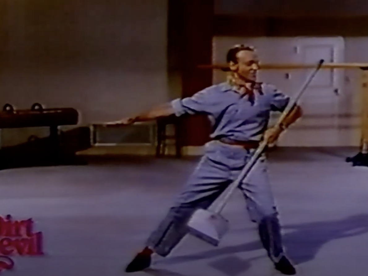caption: A digitally-manipulated Fred Astaire appeared in a Dirt Devil commercial in 1997, a decade after the entertainer died. As researchers raise the alarm about the potential commercial exploitation of AI deadbots, they point out that the deceased have been promoting products on screen for decades.