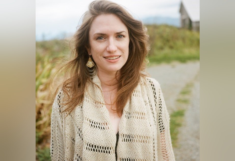 caption: Writer Kate Lebo
