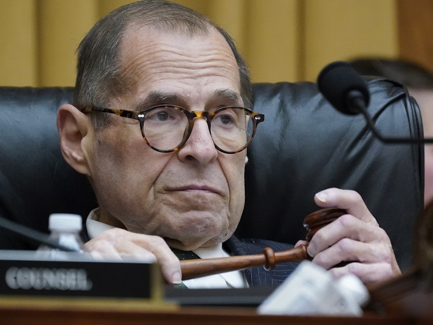 caption: House Judiciary Committee Chairperson Jerry Nadler, D-N.Y., leads a hearing on the future of abortion rights following the overturning of Roe v. Wade by the Supreme Court, at the Capitol in Washington, July 14, 2022.