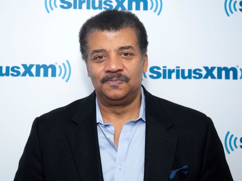caption: Neil deGrasse Tyson said of the allegations: "But what happens when it's just one person's word against another's, and the stories don't agree? That's when people tend to pass judgment on who is more credible than whom."