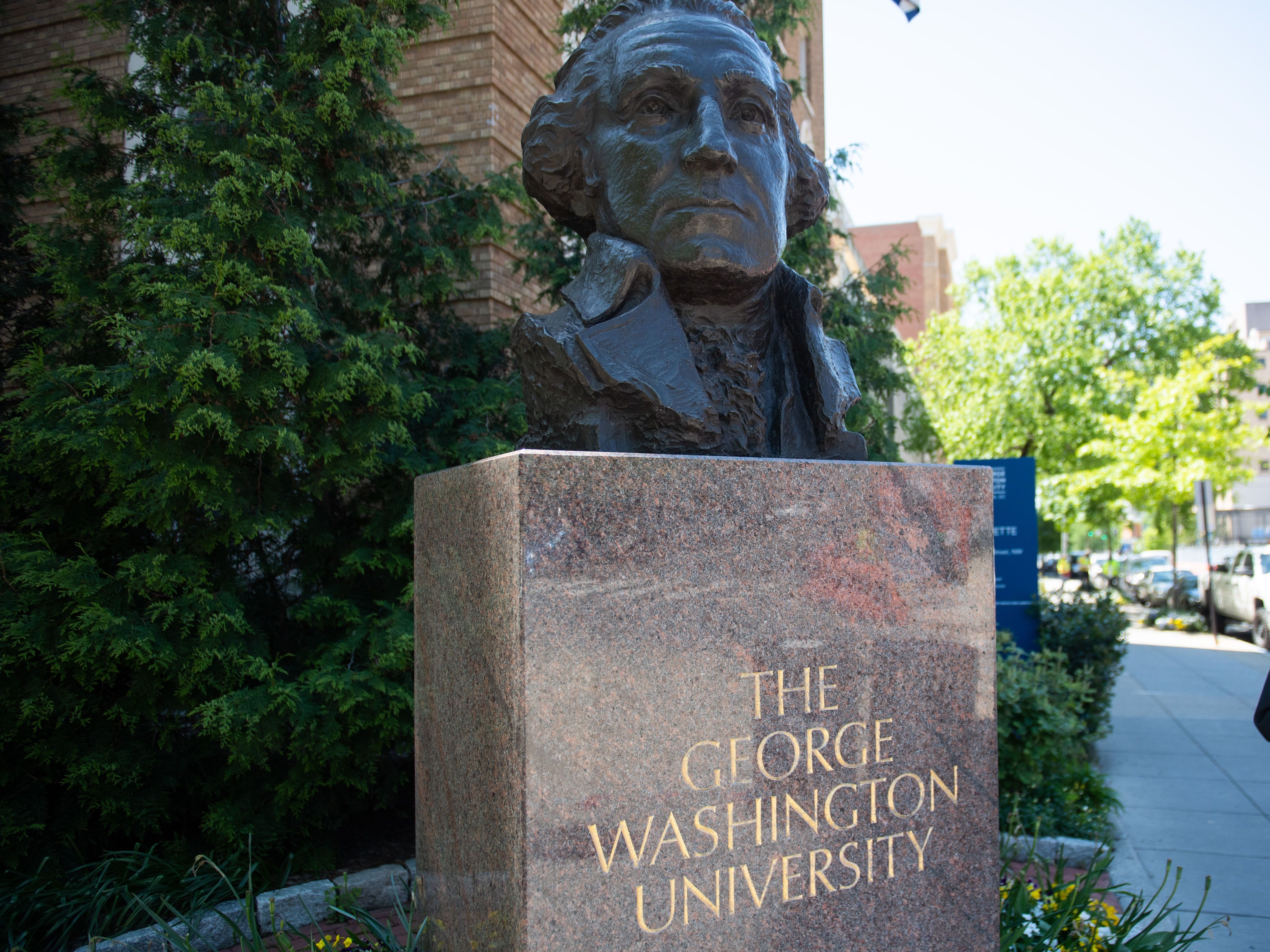 caption: George Washington University is "looking into the situation" of history professor Jessica Krug, after a blog post written under that name said that she had invented her Black Caribbean identity, despite actually being white.