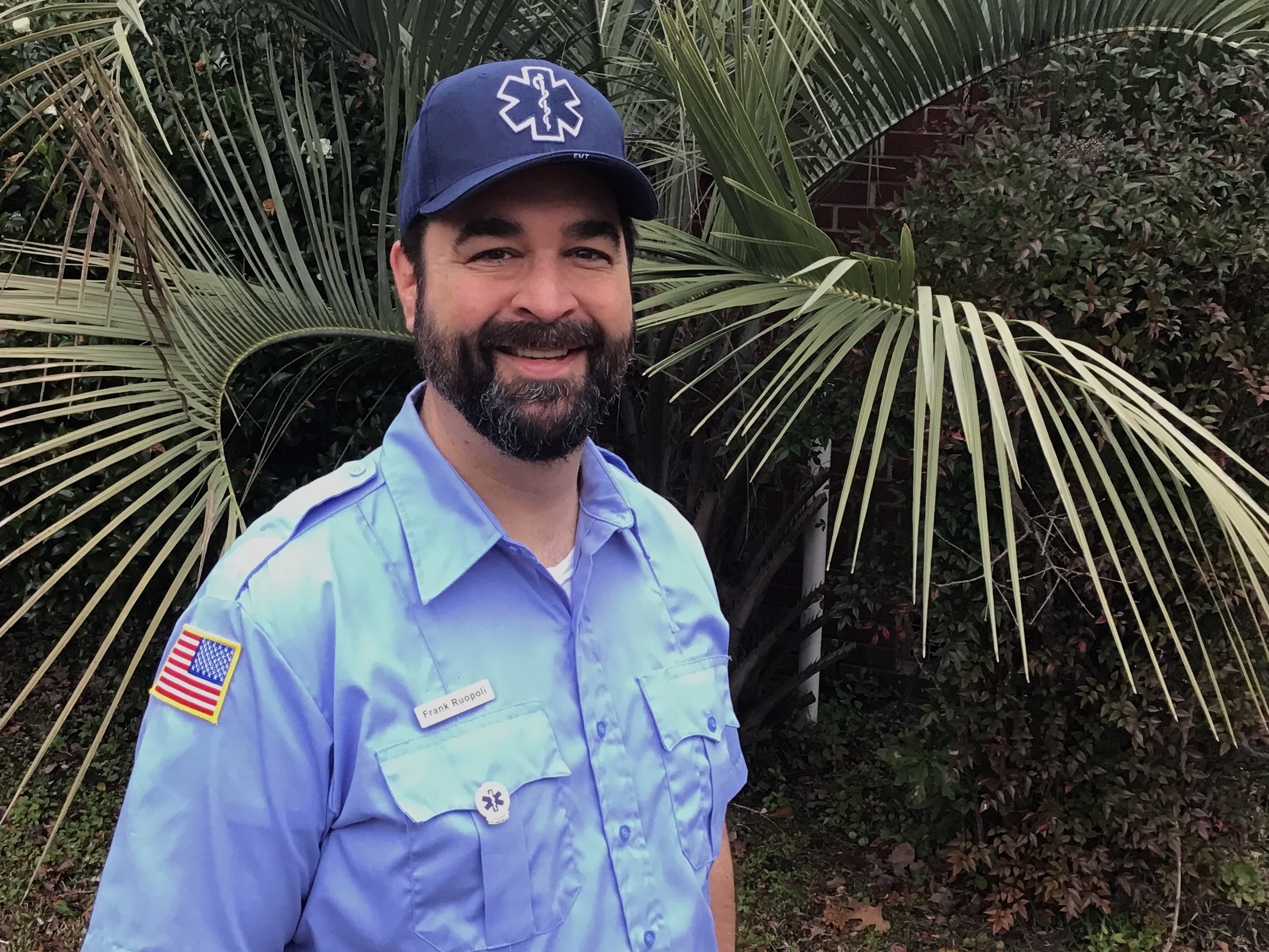 caption: Frank Ruopoli of Charleston, S.C., works at the National Oceanic and Atmospheric Administration. After the 2013 partial shutdown he earned an emergency medical technician certification. Now he's found a part-time job to earn money during this shutdown.