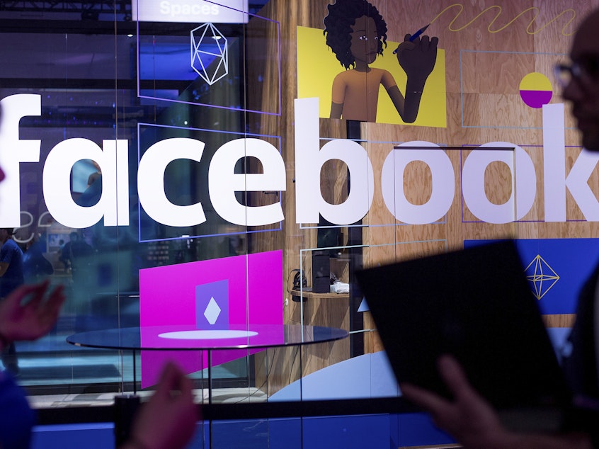 caption: The ACLU, a law firm and a labor union filed a complaint against Facebook Tuesday over what they say were job ads that excluded woman and older people.