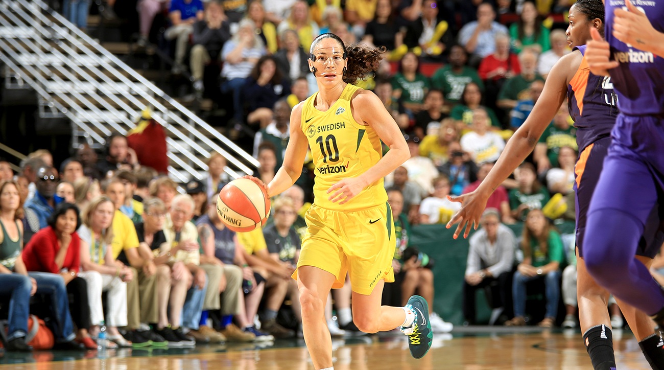 caption: Sue Bird has more starts than any other player in the WNBA.