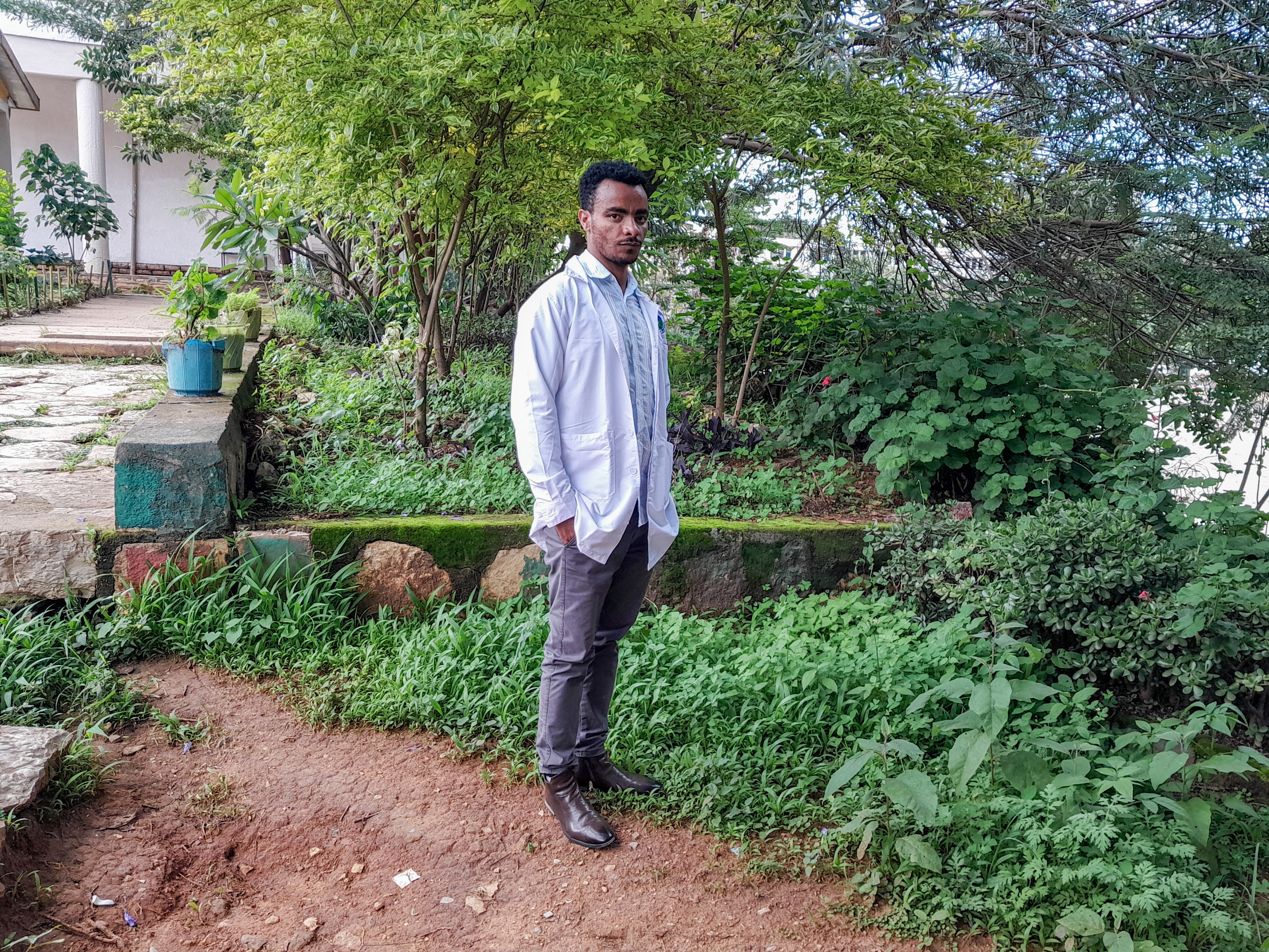 caption: Dawit Tamru heads the school of midwifery at a university hospital in Dire Dawa, Ethiopia. He was inspired to become a midwife when his mother experienced severe difficulties after delivering his younger sister — and midwives saved her life.