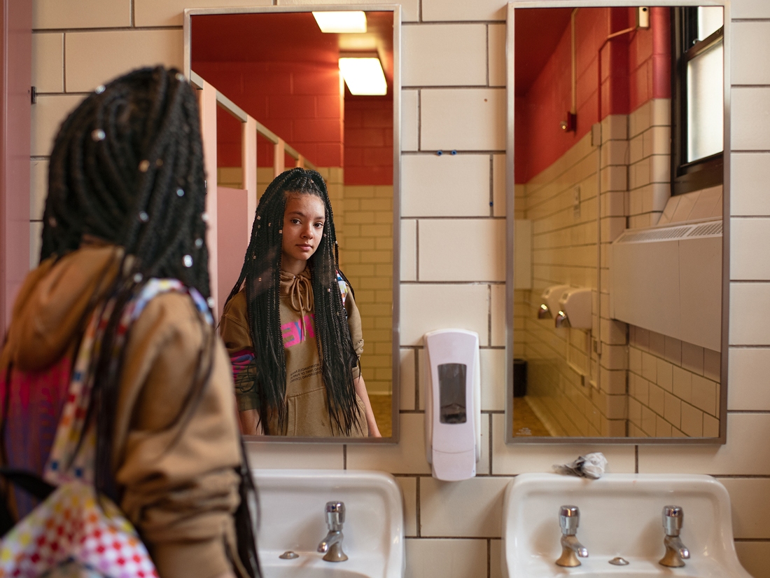 caption: Jael Augustin, Ogden International High School, 2019.