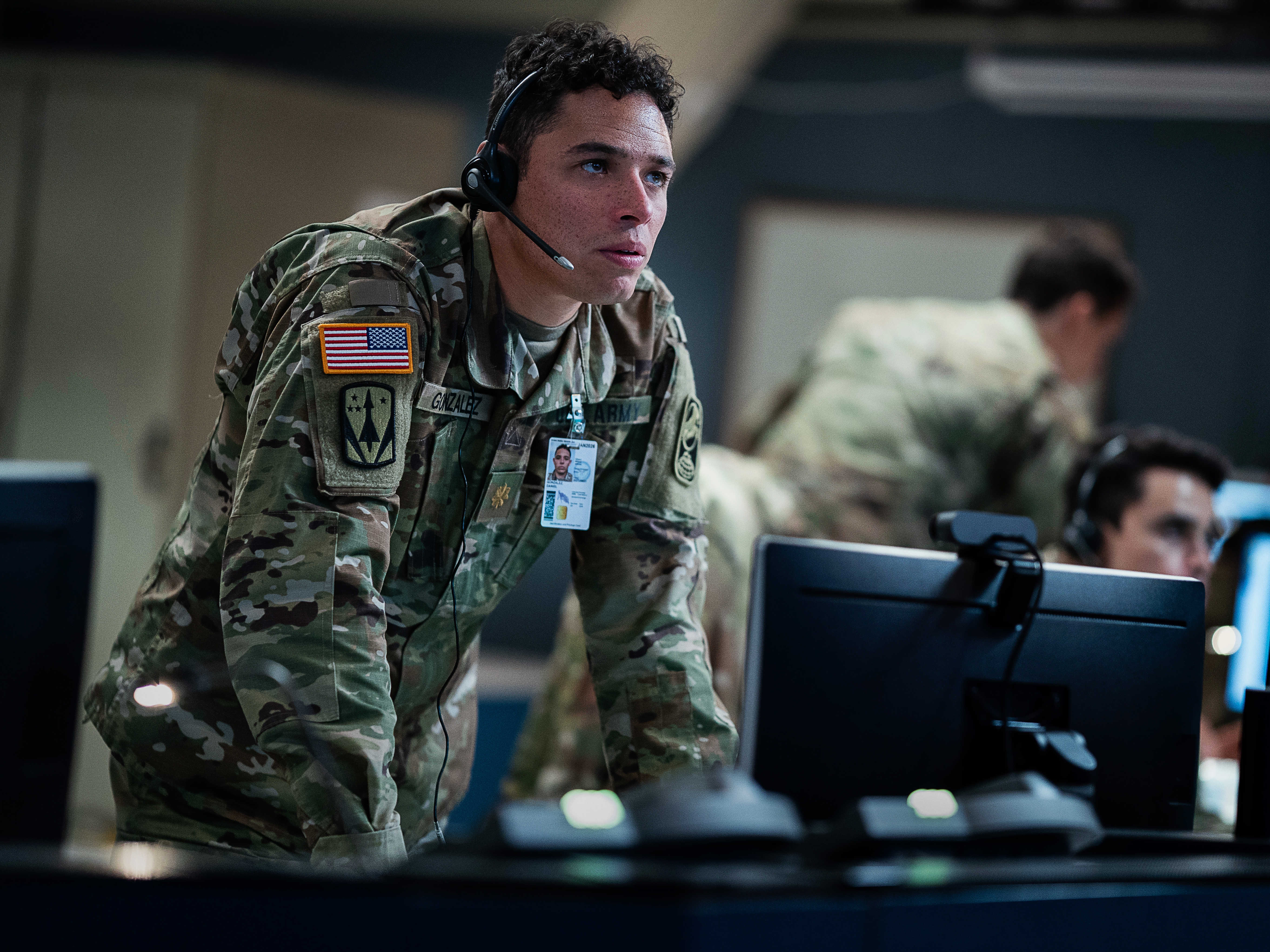 caption: Anthony Ramos plays a major at an Alaskan missile outpost in <em>A House of Dynamite.</em>