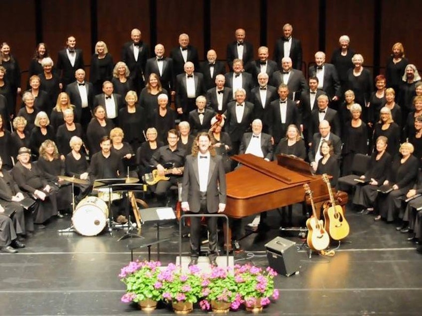 caption: The Skagit Valley Chorale in Washington held a rehearsal in early March of 2020 that became a superspreader event for COVID-19.