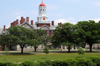 caption: Harvard University has had the largest academic endowment since 1986.