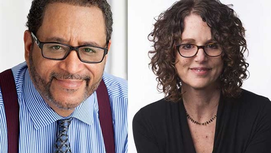 caption: Michael Eric Dyson and Robin DiAngelo
