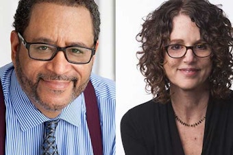 caption: Michael Eric Dyson and Robin DiAngelo