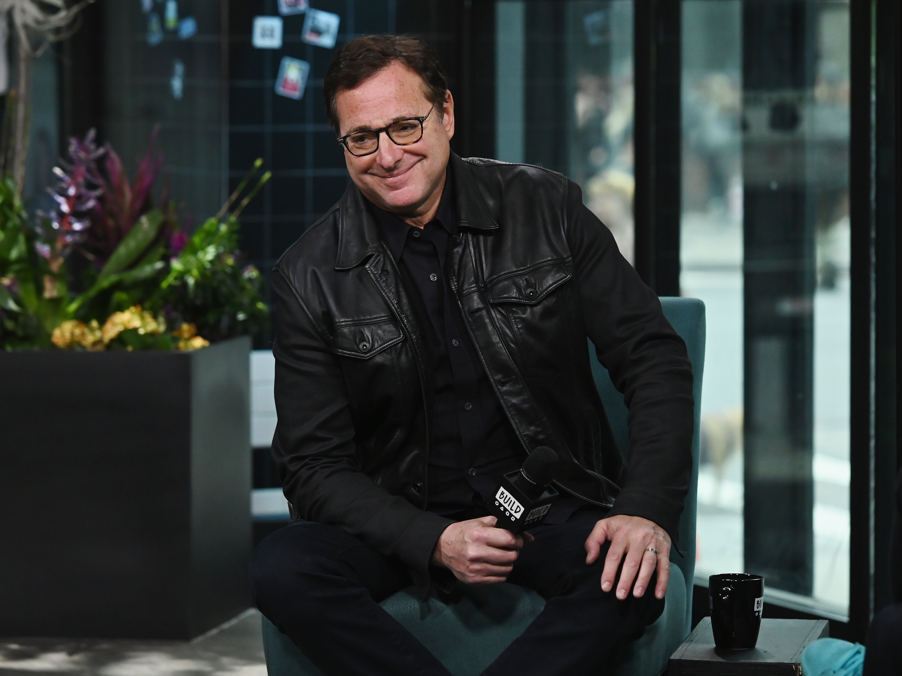 caption: Bob Saget pictured at Build Studio in New York City on April 23, 2019. Celebrities are taking to social media to remember the actor and comedian, who died at age 65 on Sunday.