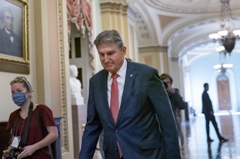 caption: Despite Sen. Joe Manchin's opposition Senate Majority leader Schumer says he still intends to bring up the $2 trillion social and climate policy bill for a vote