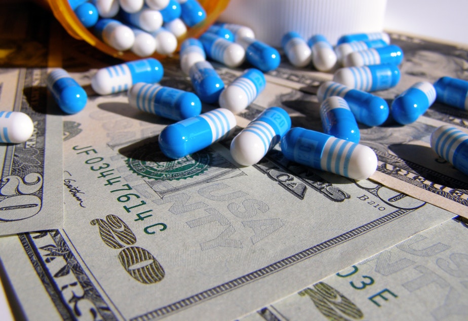 caption: All those little pills add up to big bucks.