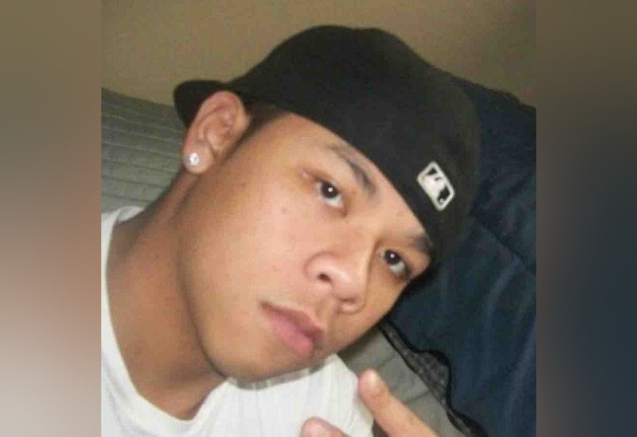 caption: Jesse Sarey, 26, was shot and killed by a police officer on May 31, 2019 in Auburn. Officer Jeffrey Nelson, 41, has been charged with second degree murder and first degree assault.