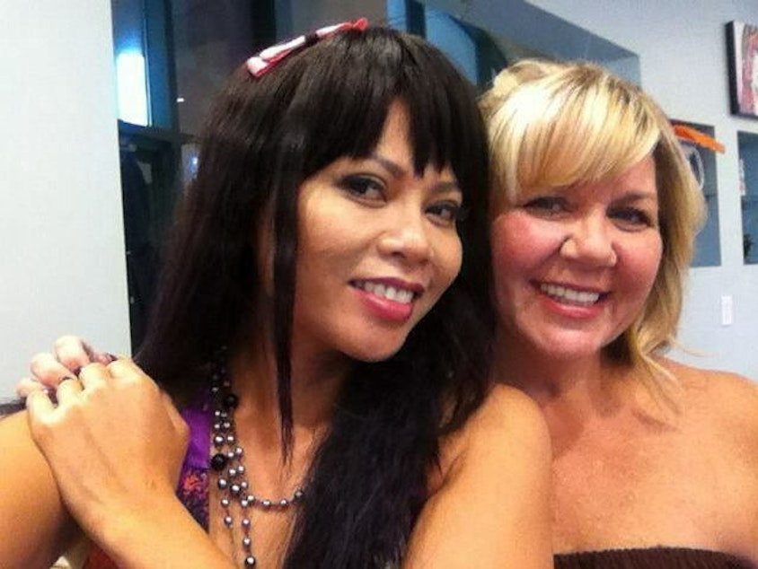 caption: Yvonne (left) and Susan (right).