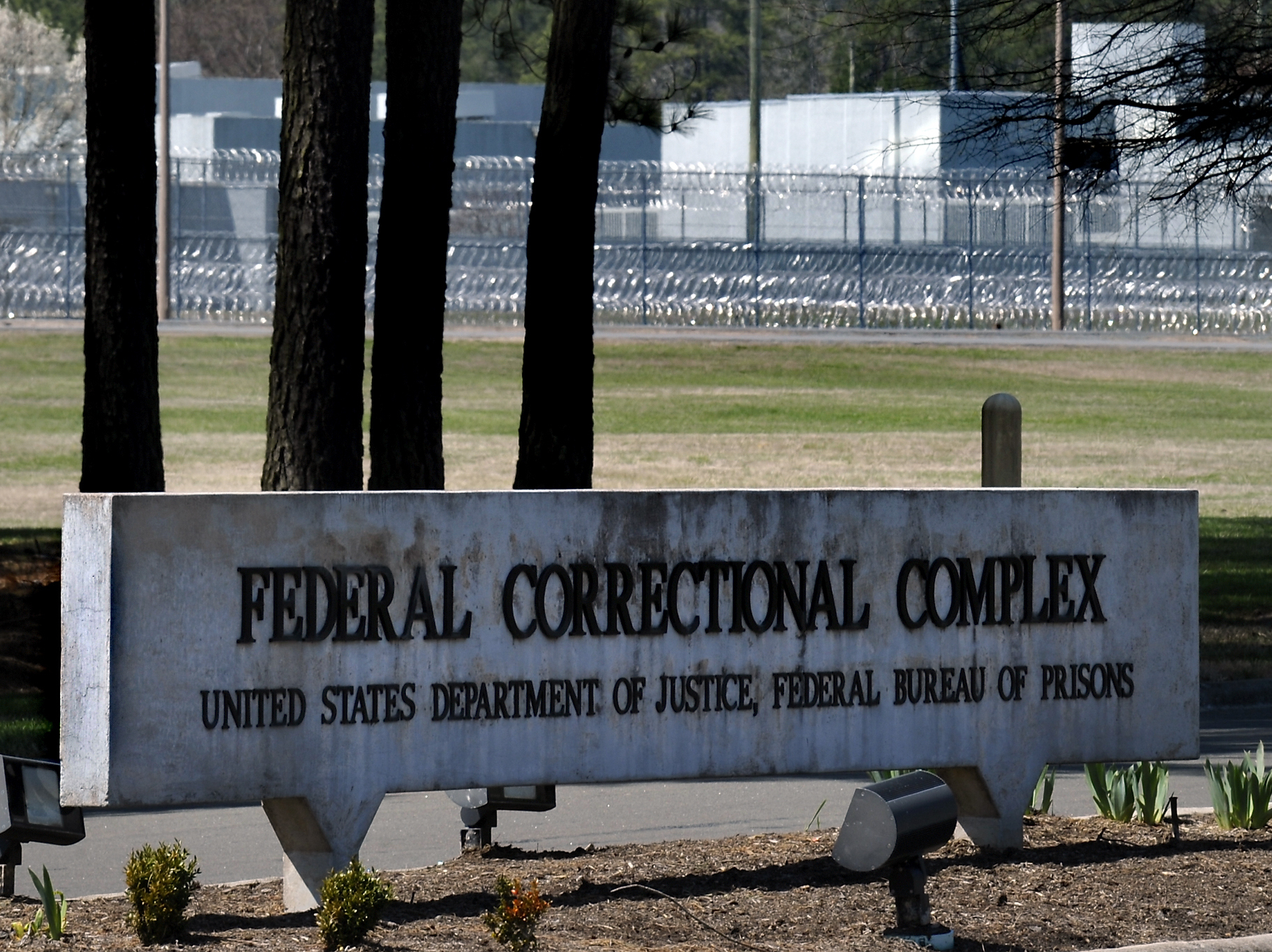 caption: The Federal Bureau of Prisons Correctional Complex in Butner, N.C, is pictured on April 1, 2014. Advocates are pushing for protections for vulnerable inmates amid the coronavirus pandemic.