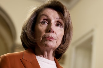 caption: Former House Speaker Nancy Pelosi has accused the new speaker pro tempore of asking her to vacate her workspace.