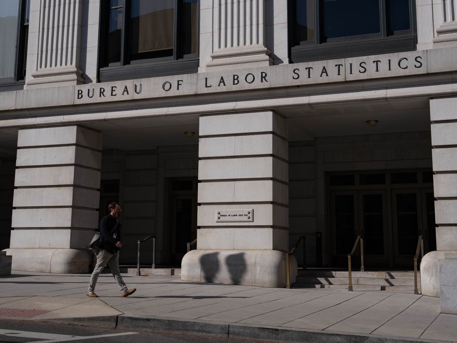 caption: E.J. Antoni dropped his bid to head the Bureau of Labor Statistics, pictured above. His nomination had attracted widespread bipartisan criticism.