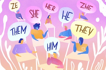 Some colleges now let students input their pronouns into campus data systems.