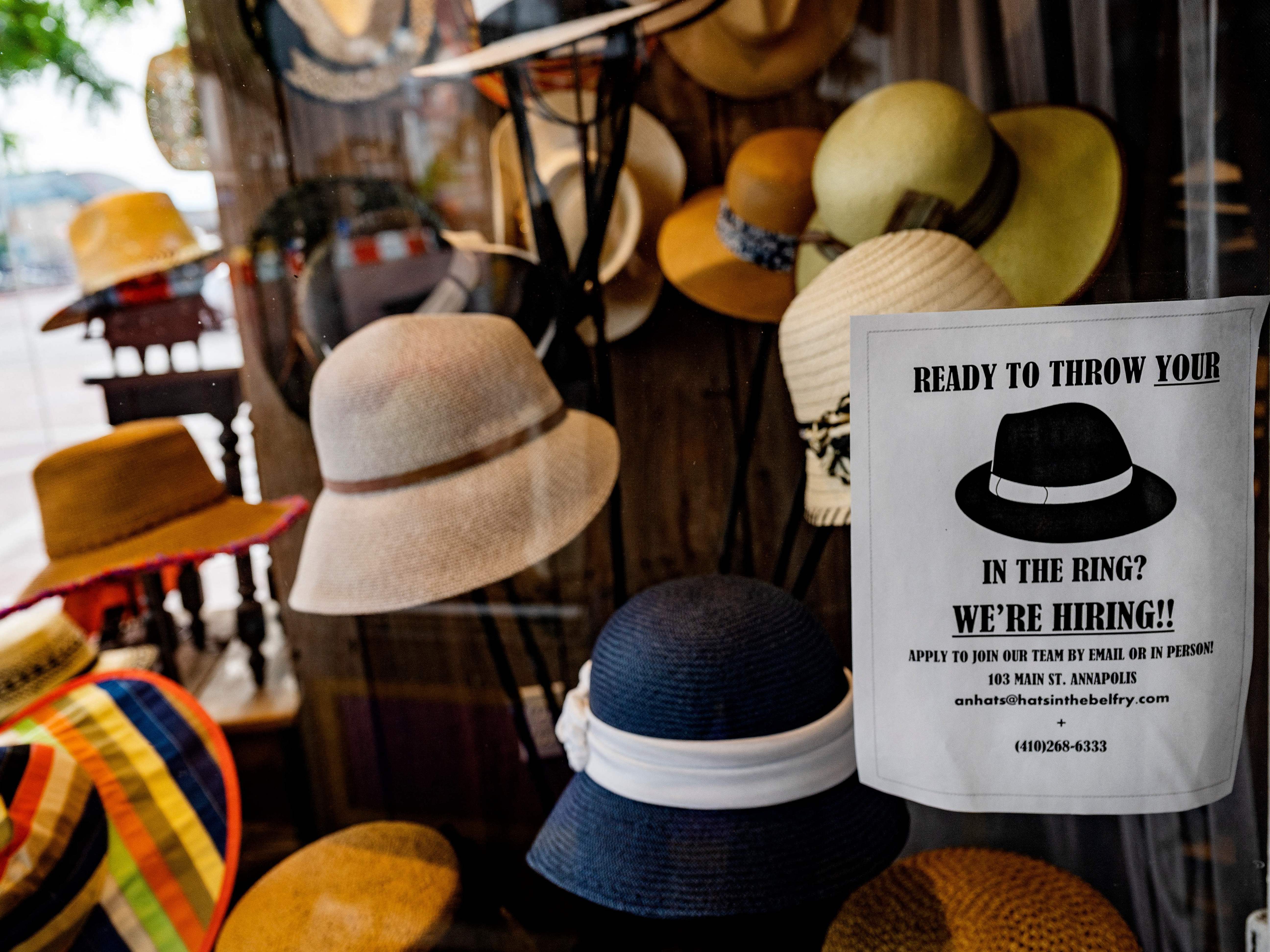 caption: The number of job openings topped 9 million on the last day in May, according to the Labor Department. The number of people quitting their jobs fell slightly from April — to 3.6 million.