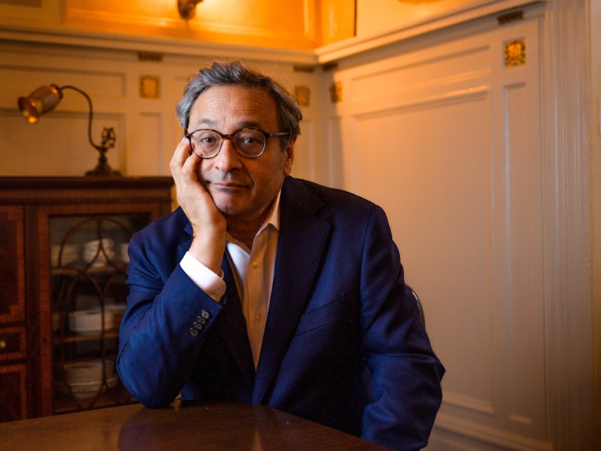 caption: Professor Andrew Delbanco delivered the 50th annual Jefferson Lecture in Washington D.C. on Wednesday.