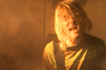 caption: Nirvana's "Smells Like Teen Spirit" has just joined YouTube's billion-views club.