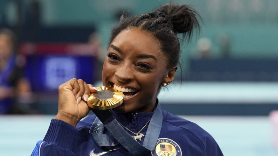 KUOW - Simone Biles wins gold, track and field on the horizon: Olympics  update