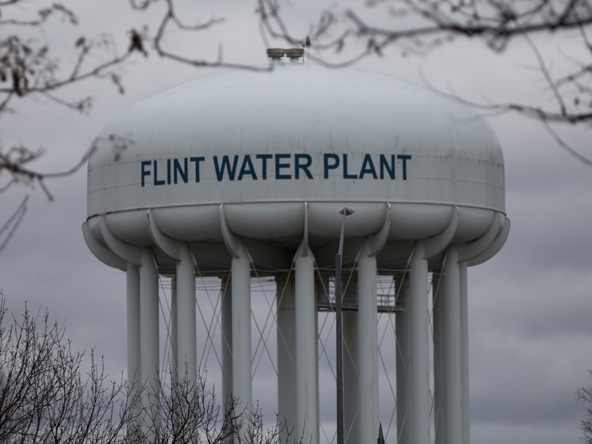 caption: A task force concluded in 2016 that Michigan's environmental agency bore primary responsibility for the water crisis in Flint. The state is now agreeing to pay $600 million to resolve lawsuits over the crisis.