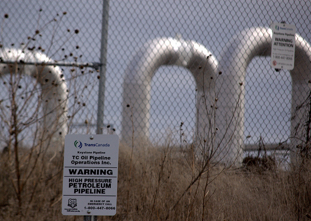 caption: The State Department's latest report on the proposed Keystone XL oil pipeline spurs debate.