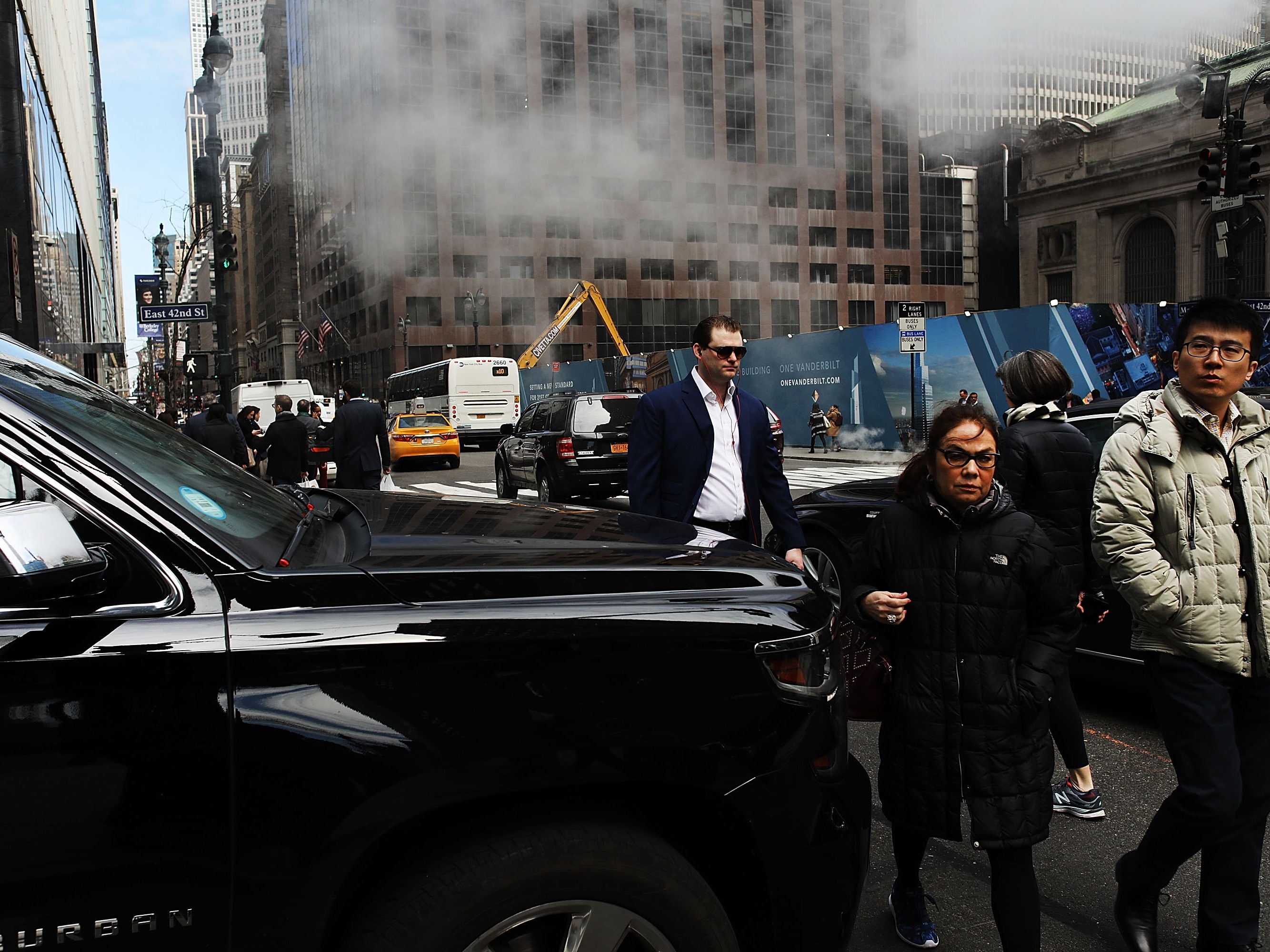 caption: A study by the Insurance Institute for Highway Safety shows higher speeds are worse for pedestrians regardless of vehicle height — but those risks are amplified for vehicles with taller front ends.
