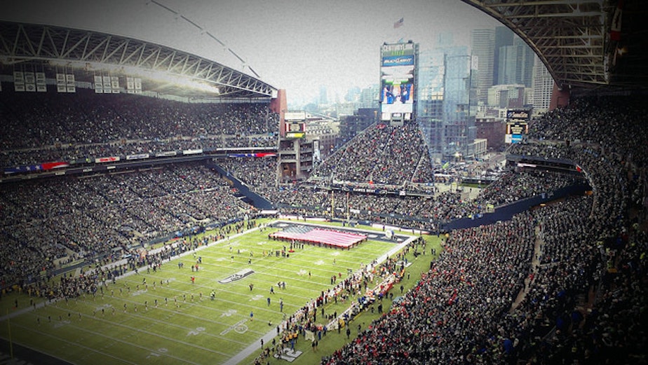caption: The Seattle Seahawks face the Denver Broncos for Super Bowl XLVIII.