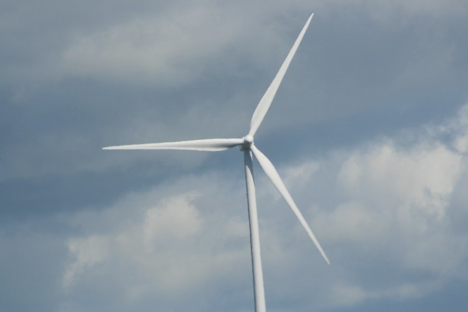 caption: A controversial wind farm that was set to be the largest in Washington has been slashed nearly in half.