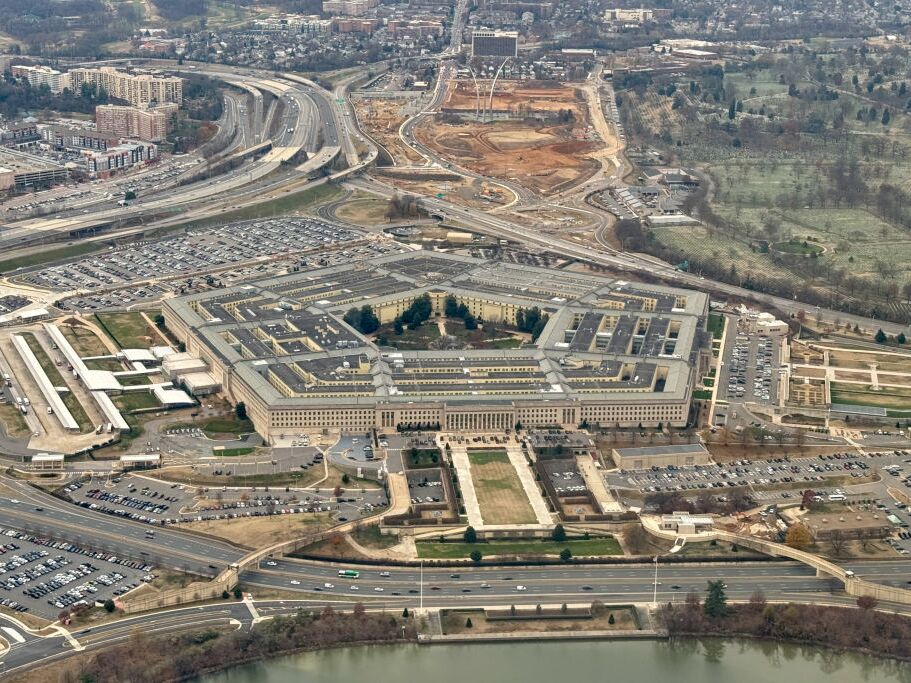 caption: The Pentagon is pictured in December 2024.
