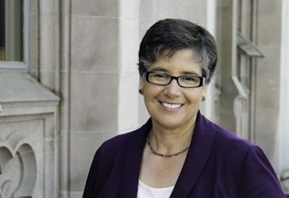 caption: University of Washington President Ana Mari Cauce is stepping down in 2025 after 10 years at the UW helm.