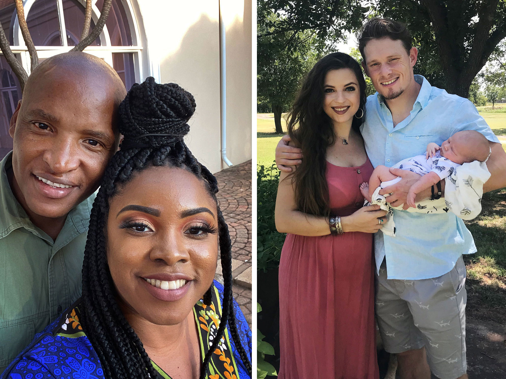 caption: Thousands of couples have been separated by pandemic-related travel restrictions. Lots of them are unmarried.