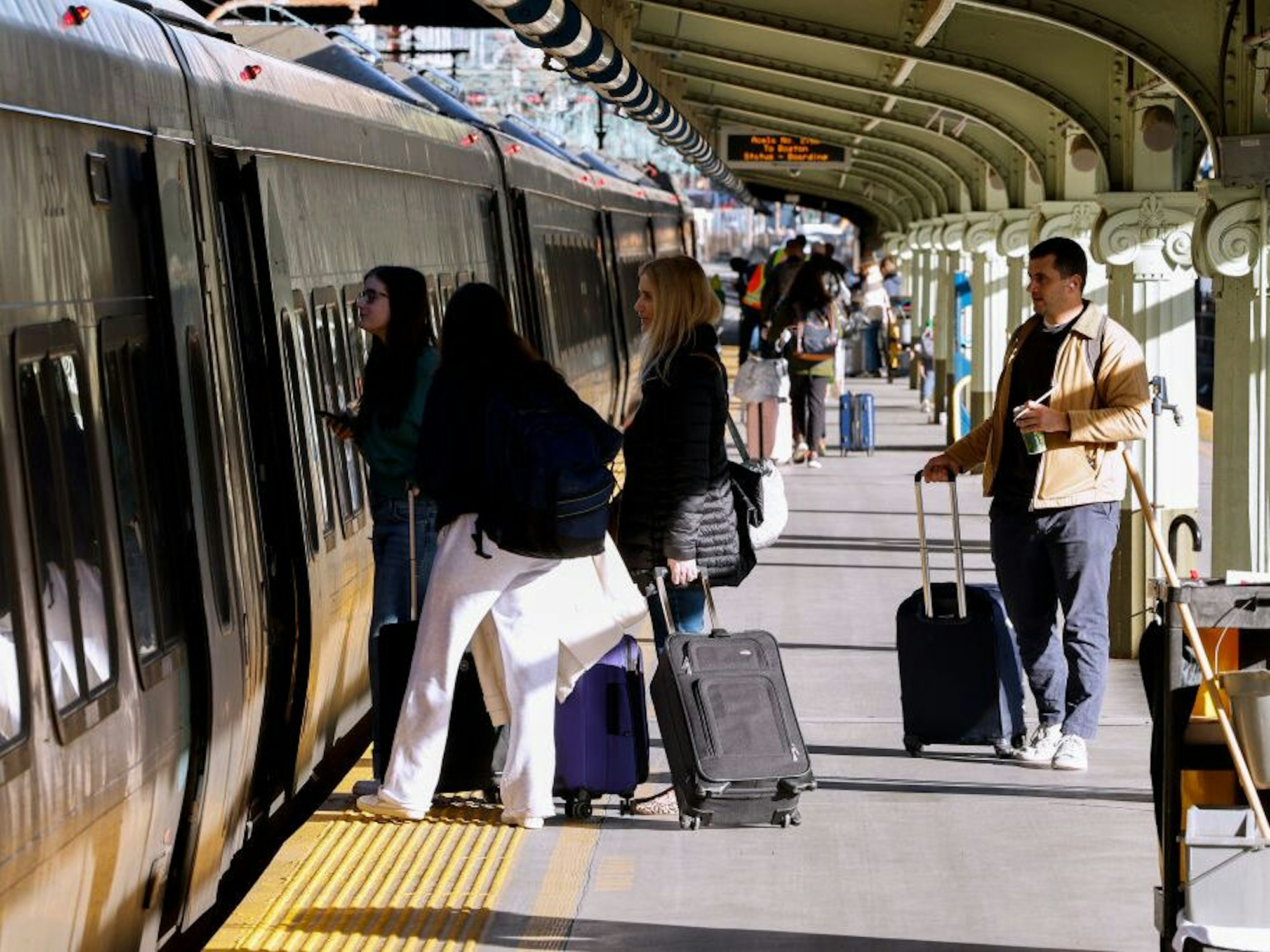 Passenger railroads see a sharp jump in ridership as gas prices climb