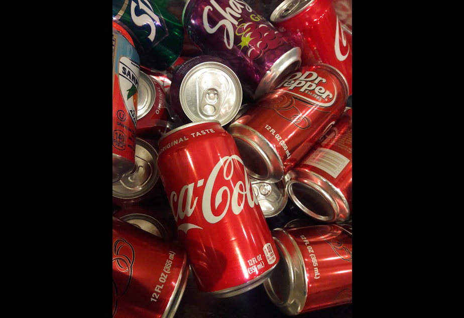 caption: Seattle started taxing sugary drinks in 2018 to reduce consumption and improve health.