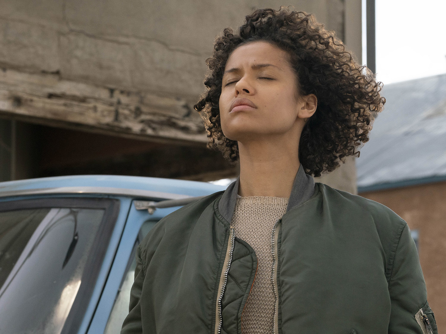 caption: Gugu Mbatha-Raw stars as Ruth, a woman who must learn to harness her inherited supernatural powers, in <em>Fast Color.</em>