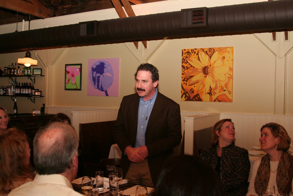 caption: Chef, restauranteur and food writer Greg Atkinson.