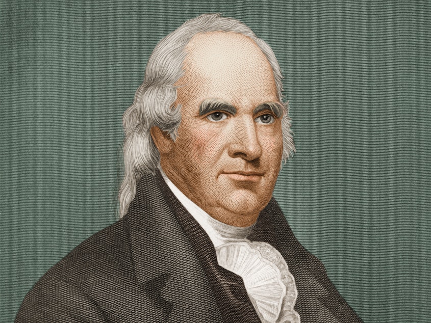 caption: Engraved portrait of George Clinton, a former U.S. vice president who was also New York state's first and longest-serving governor, in the late 18th-century — not long after the first sign of the word <em>gubernatorial</em> appeared in the English language.