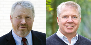 caption: Mayoral candidates Mike McGinn, left, and Ed Murray, right. 