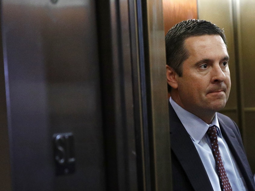caption: Rep. Devin Nunes, a staunch defender of President Trump, is being awarded the Medal of Freedom, the White House announced on Monday.